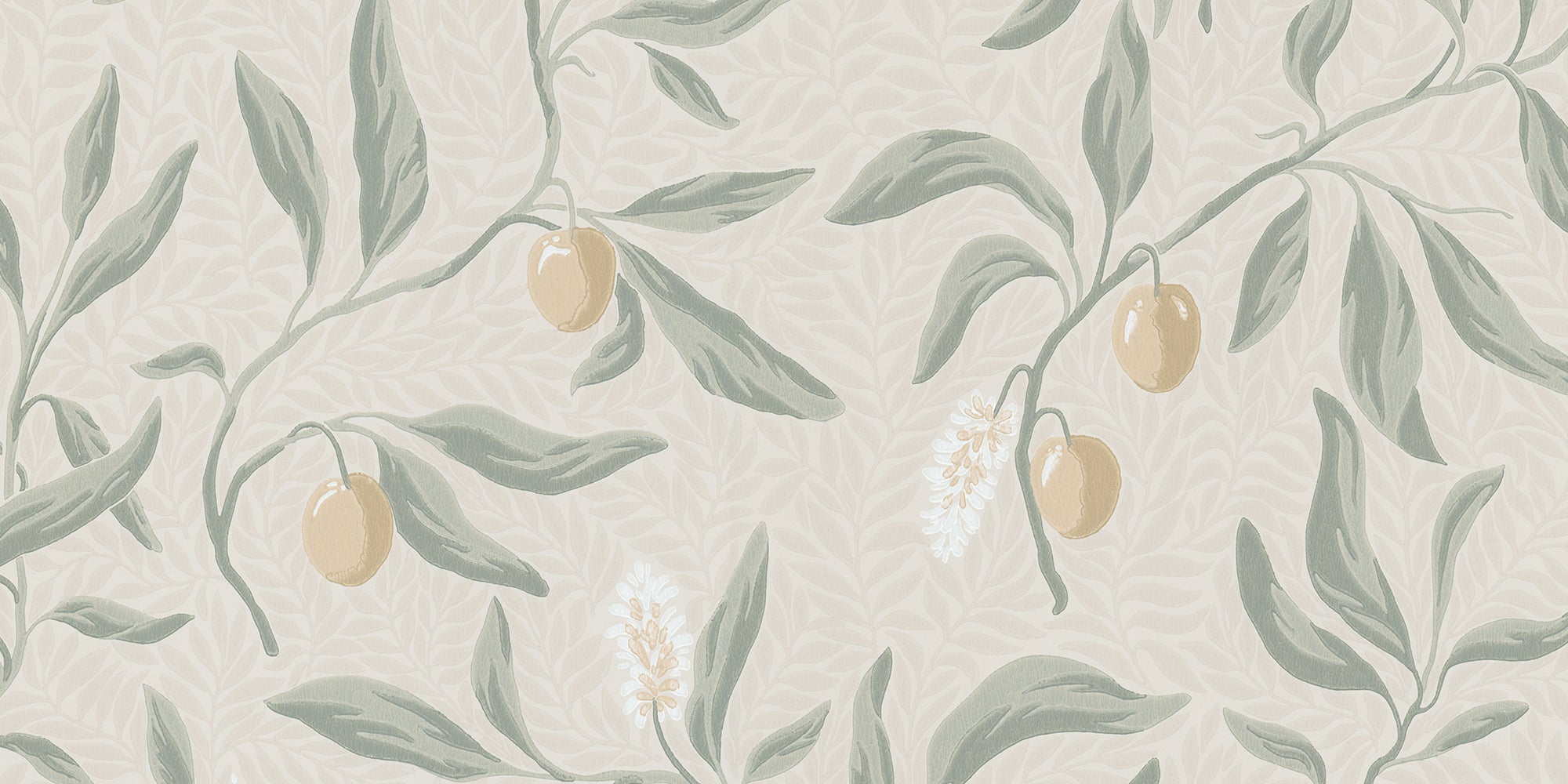Sandberg Vinnie Mural Behang S10844 - Sage Green