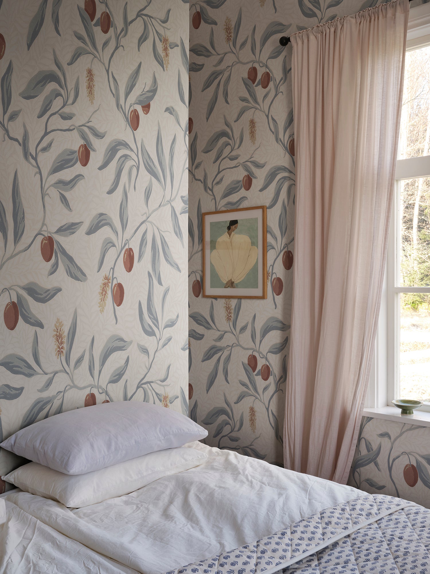 Sandberg Vinnie Mural Behang S10846 - Misty Blue