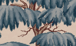 Sandberg Alba Mural Behang S10899 - Blue
