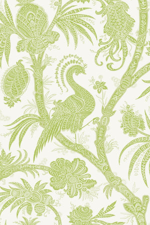 HookedOnWalls Scalamandre Balinese Peacock JV26042