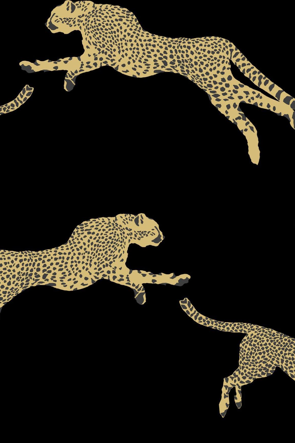 HookedOnWalls Scalamandre Leaping Cheetah JV26019