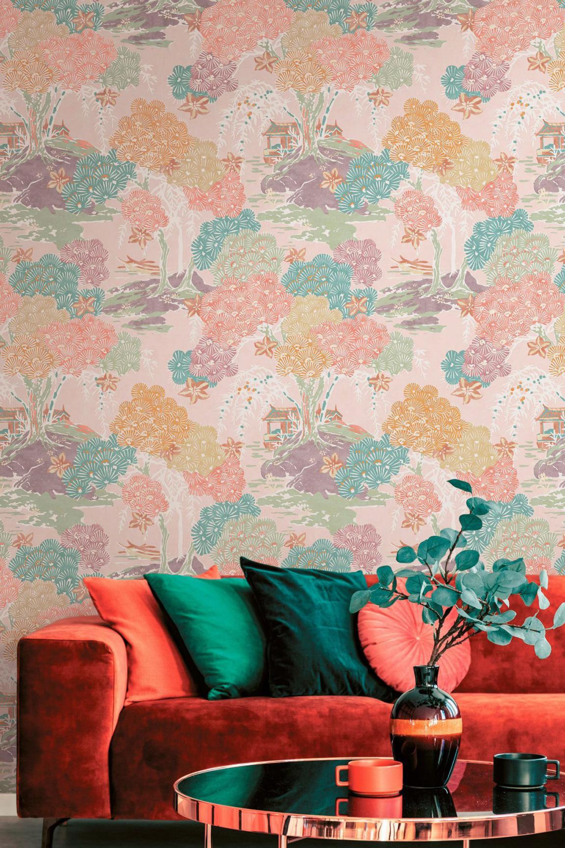 HookedOnWalls Scalamandre Sea of Trees JV26031