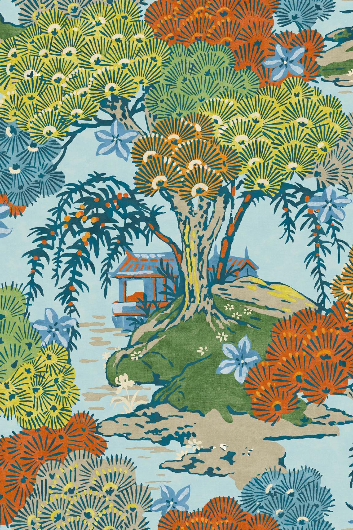 HookedOnWalls Scalamandre Sea of Trees JV26033