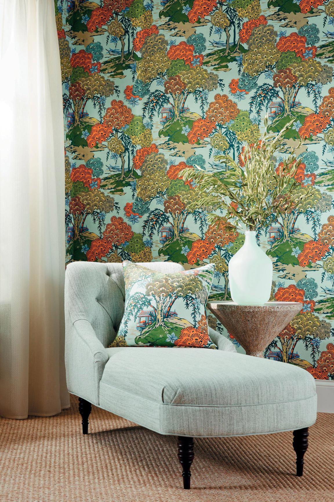 HookedOnWalls Scalamandre Sea of Trees JV26033