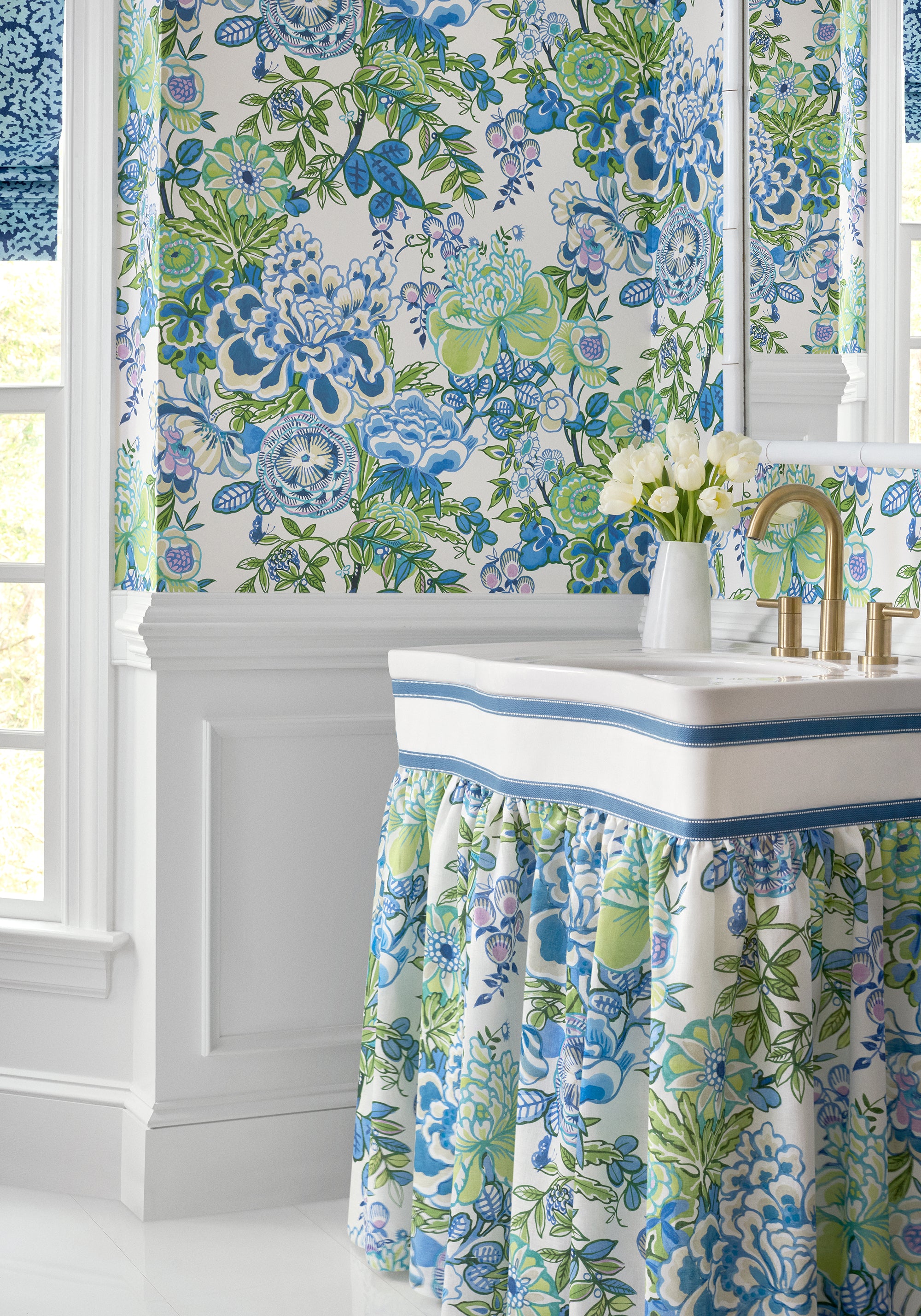 Thibaut Sojourn Peony Garden Behang T42021 - sfeerbeeld