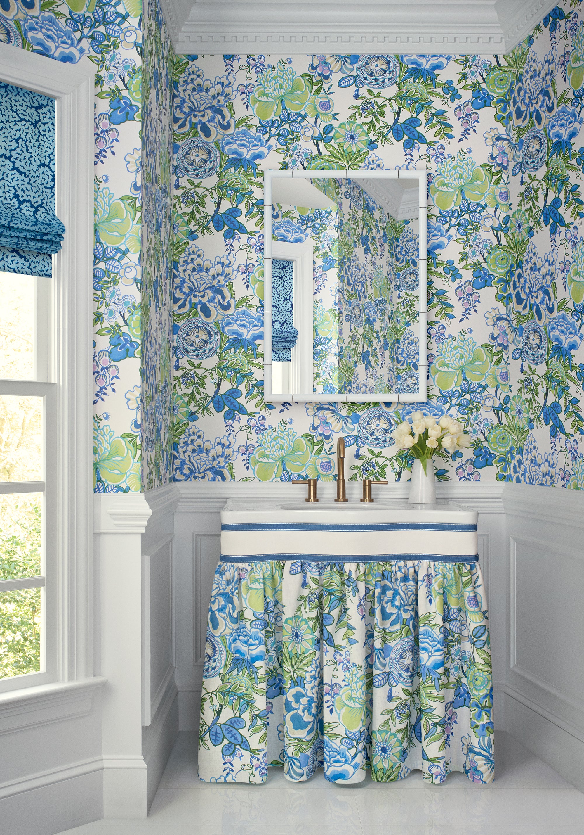 Thibaut Sojourn Peony Garden Behang T42021 - sfeerbeeld