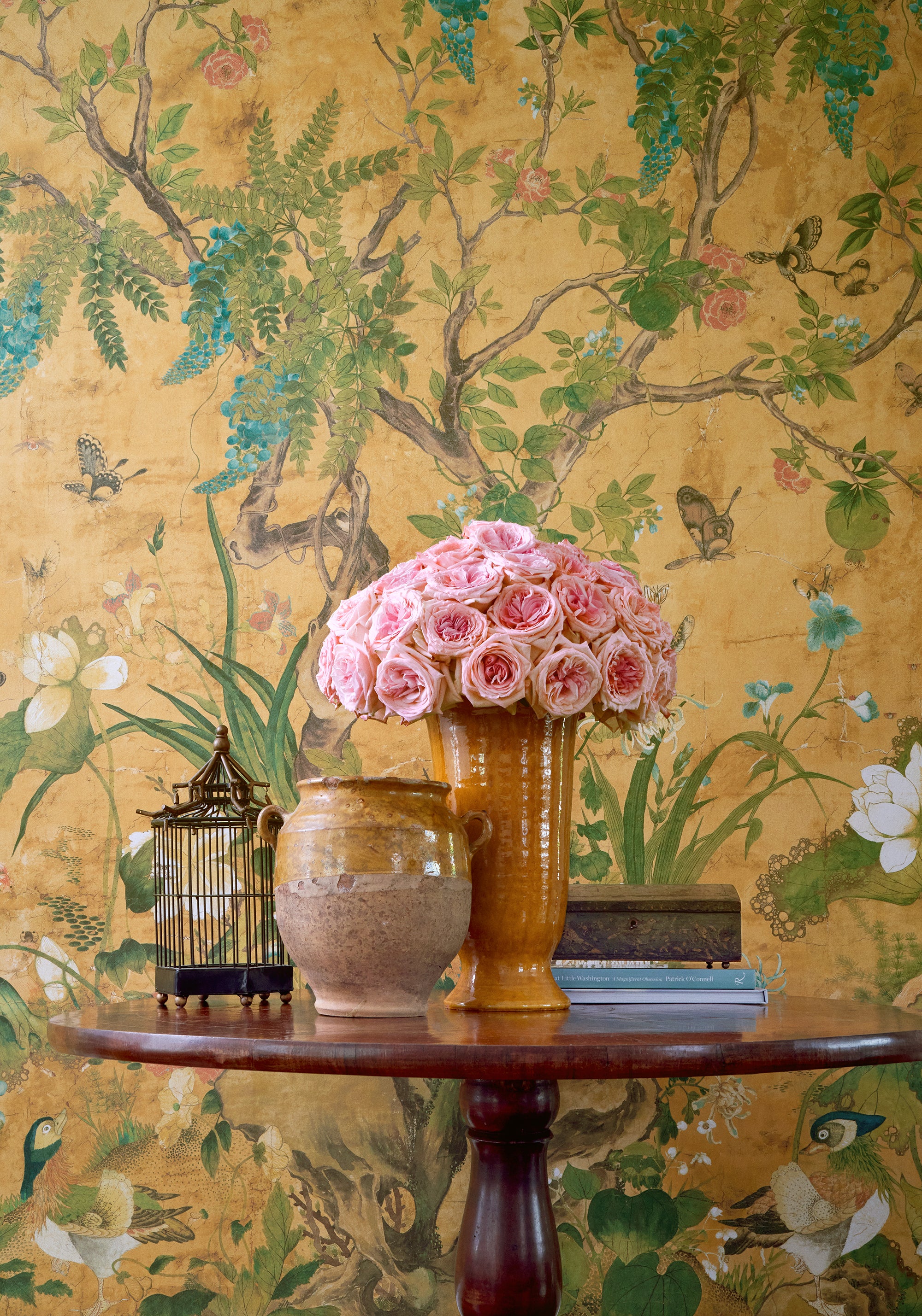 Thibaut Sojourn Wild Wisteria Mural Behang TM42052 - sfeerbeeld