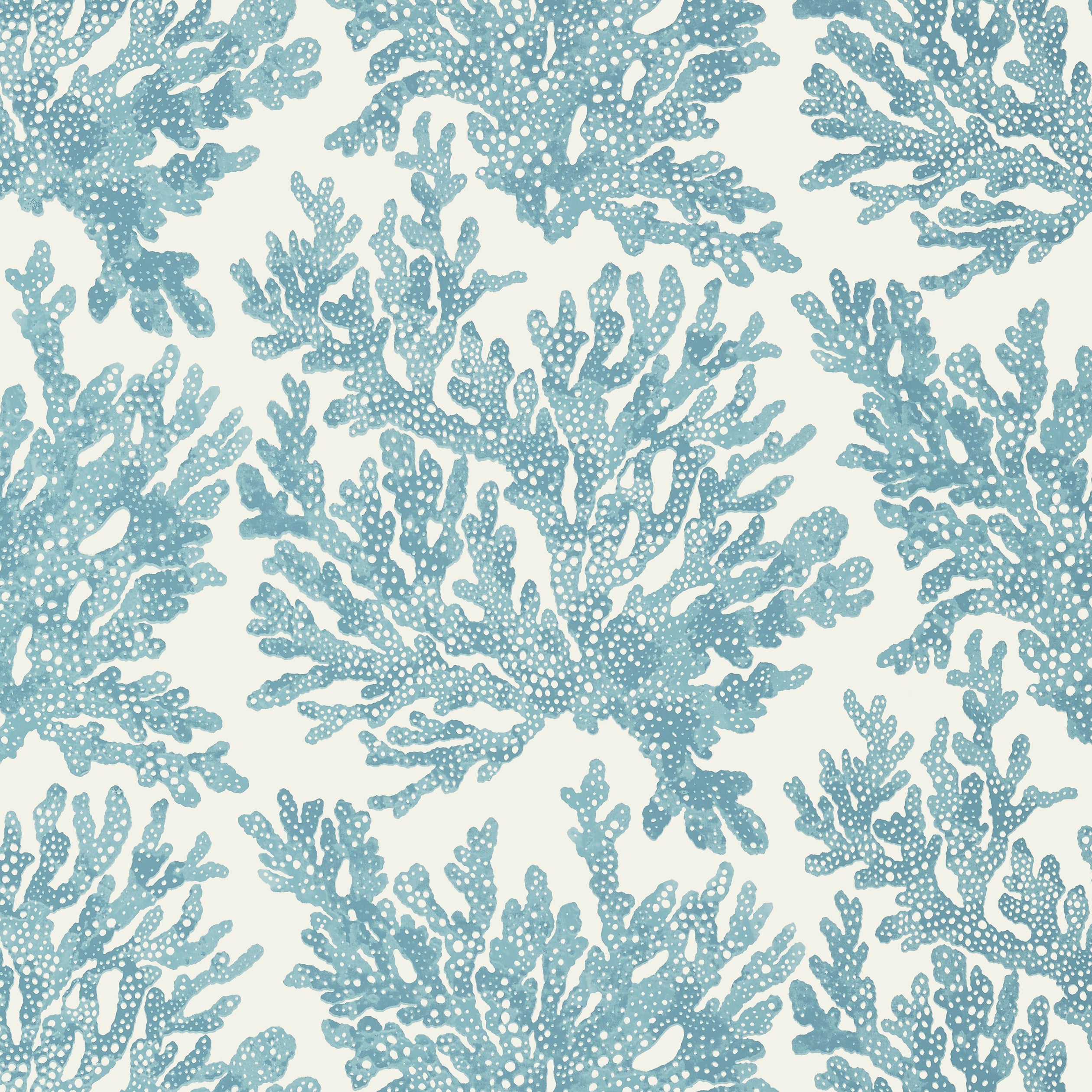 Thibaut Marine Coral Behang T10122 - Spa Blue