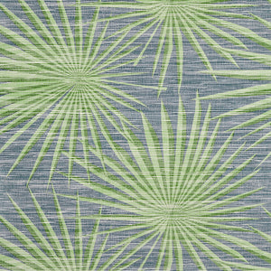 Thibaut Palm Frond Behang T10141 - Navy and Green
