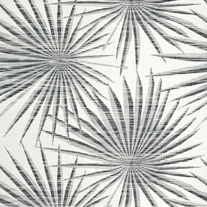 Thibaut Palm Frond Behang T10145 - Black and White