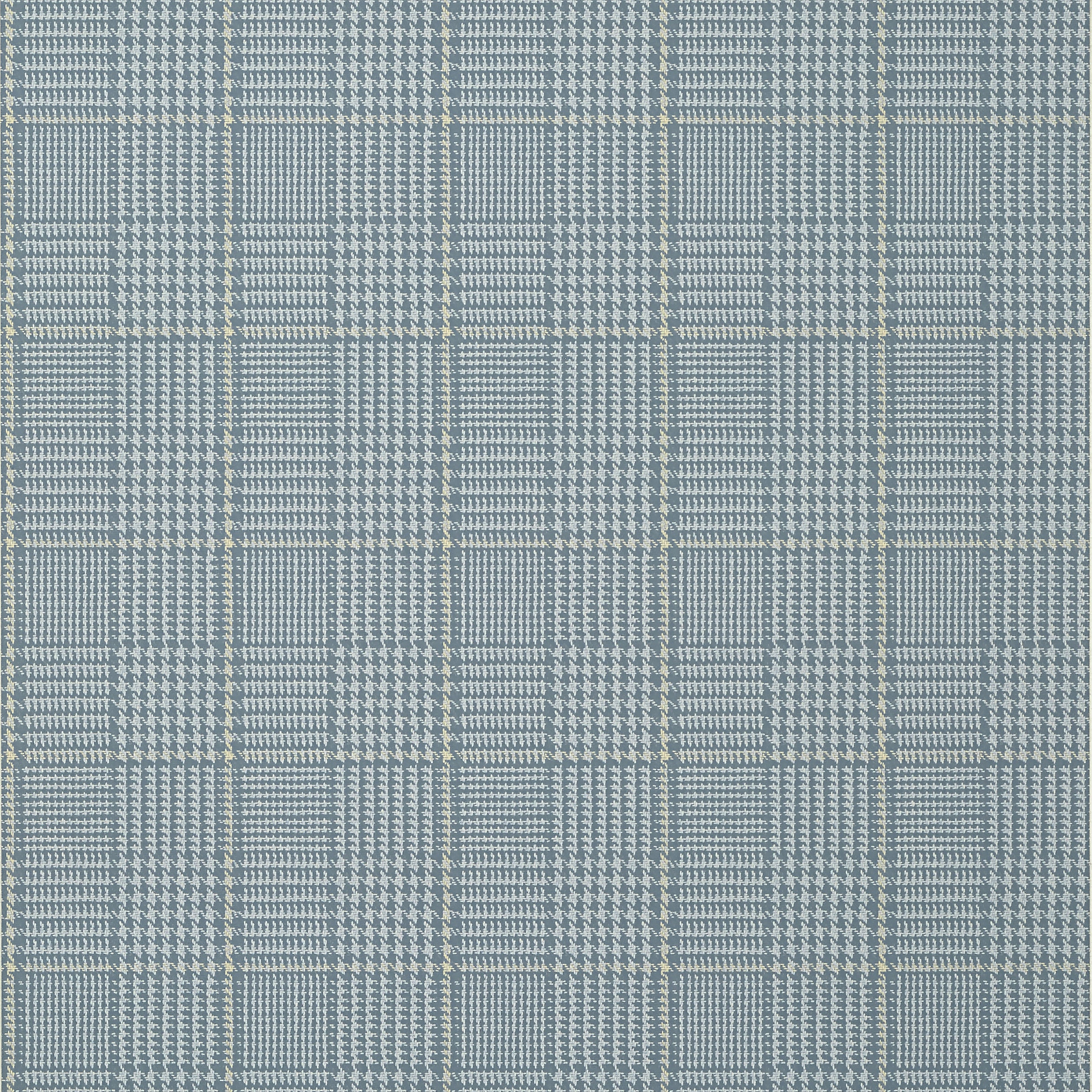 Thibaut Grassmarket Check Behang T10203 - Slate Blue