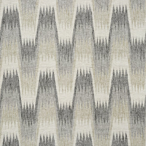 Thibaut Stockholm Chevron Behang T10244 - Black and Grey