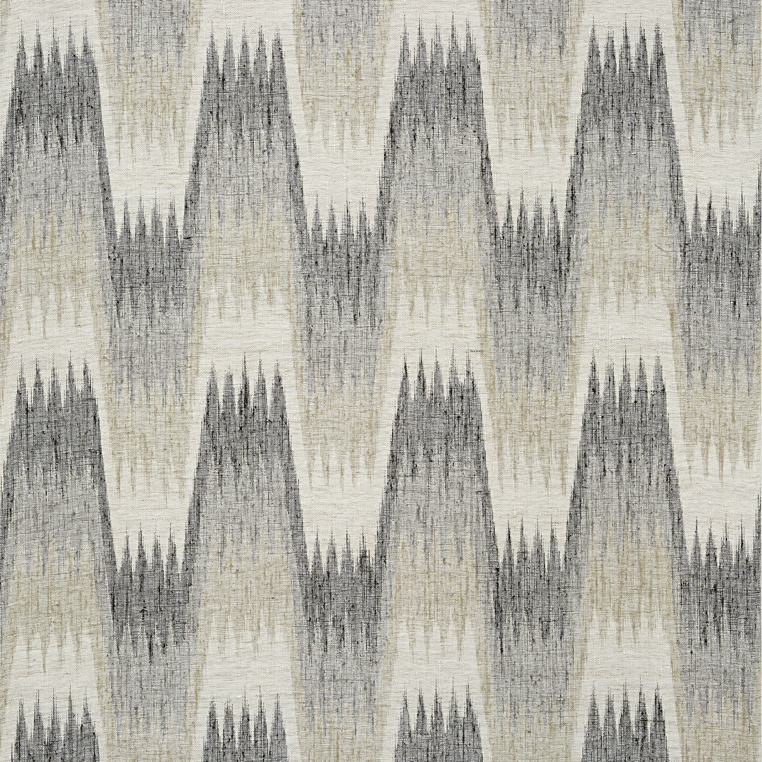 Thibaut Stockholm Chevron Behang T10244 - Black and Grey