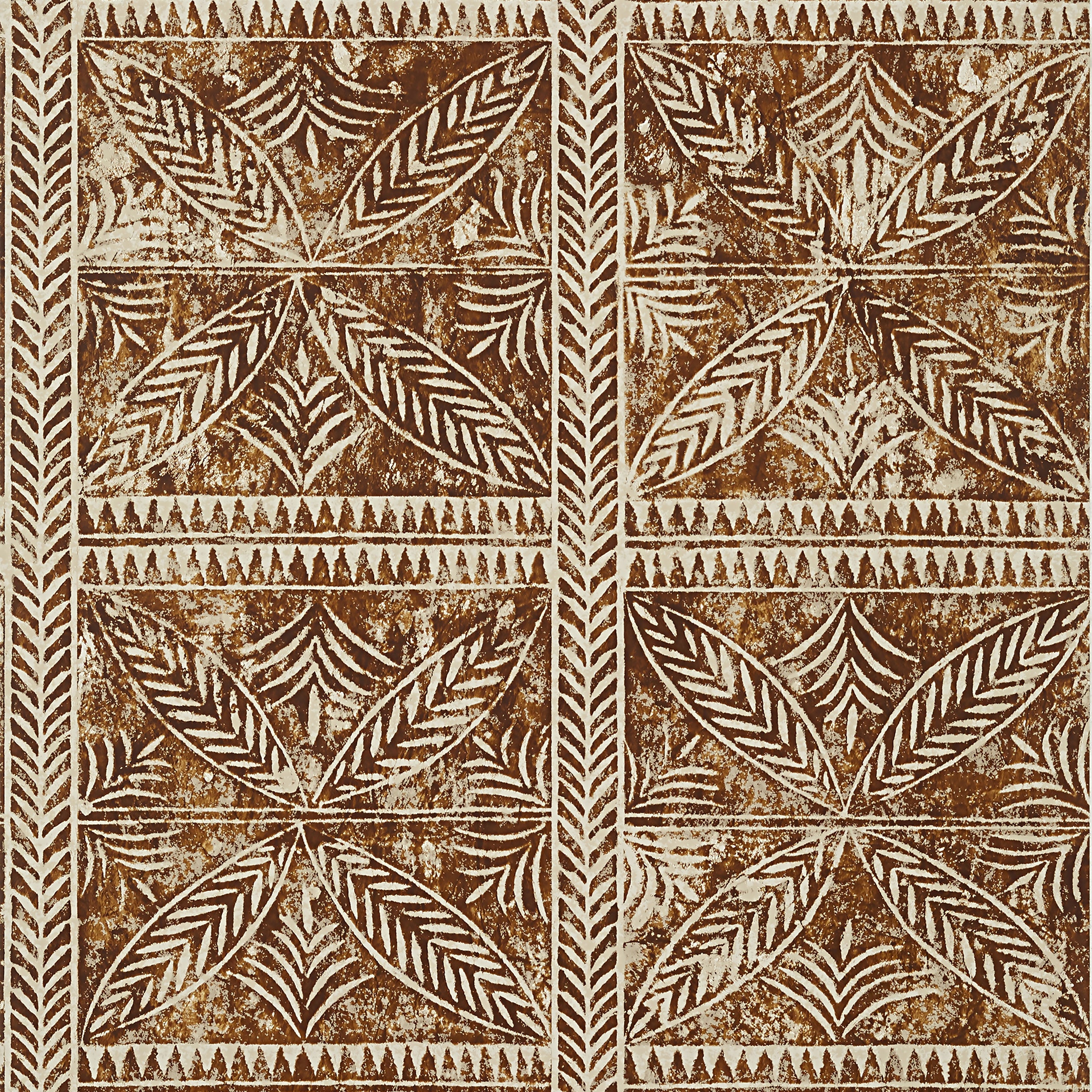 Thibaut Timbuktu Behang T10252 - Tobacco