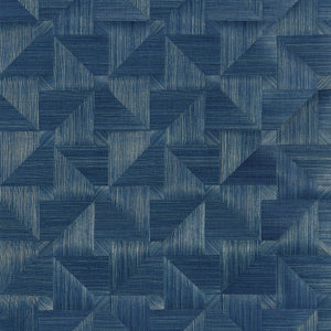 Thibaut Bali Weave Behang T10341 - Navy