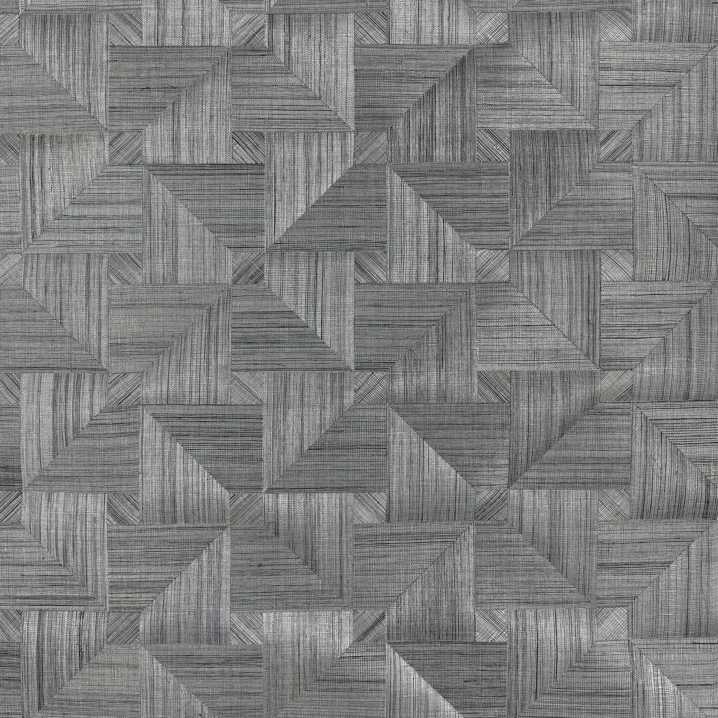 Thibaut Bali Weave Behang T10342 - Black