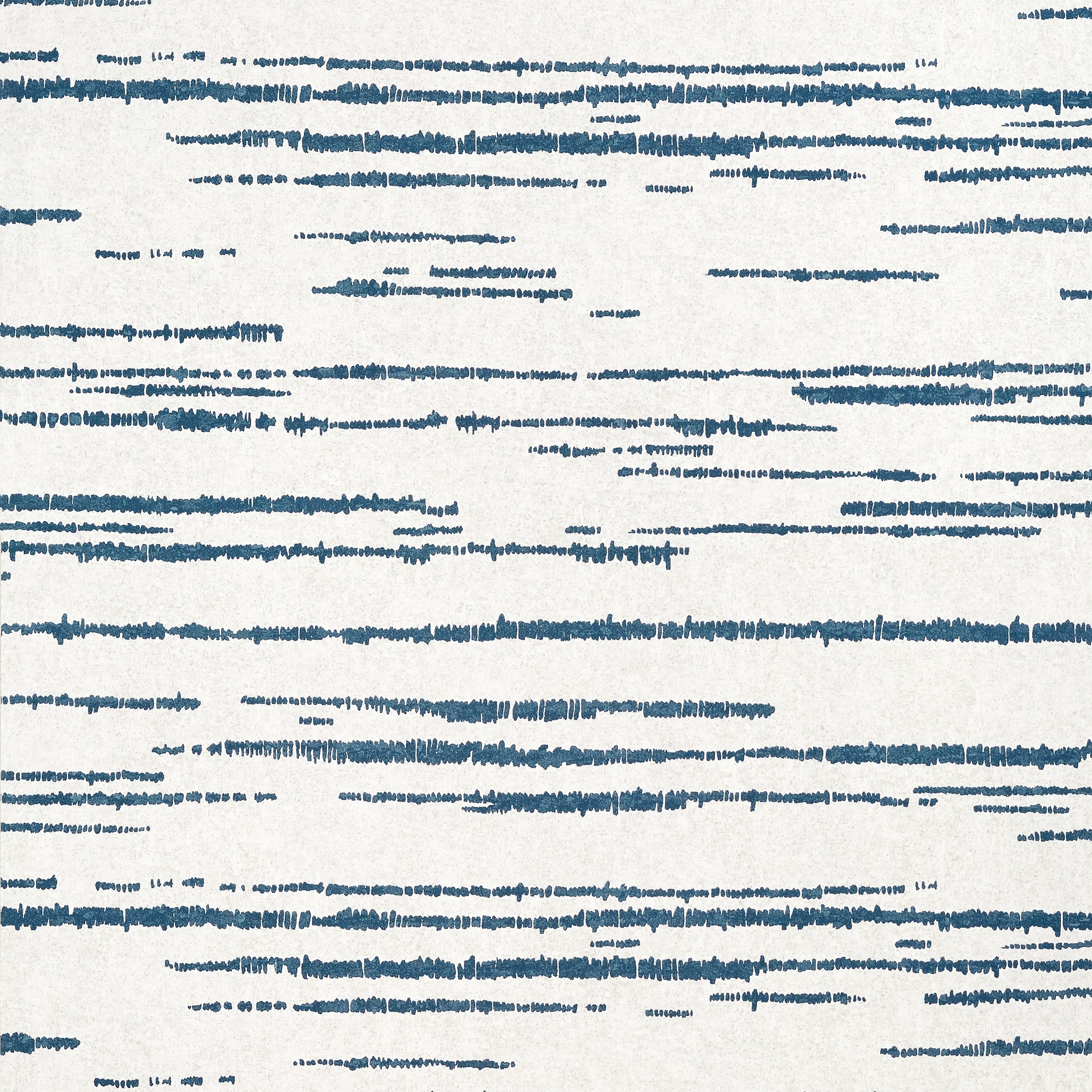Thibaut Echo Behang T10457 - Blue on White