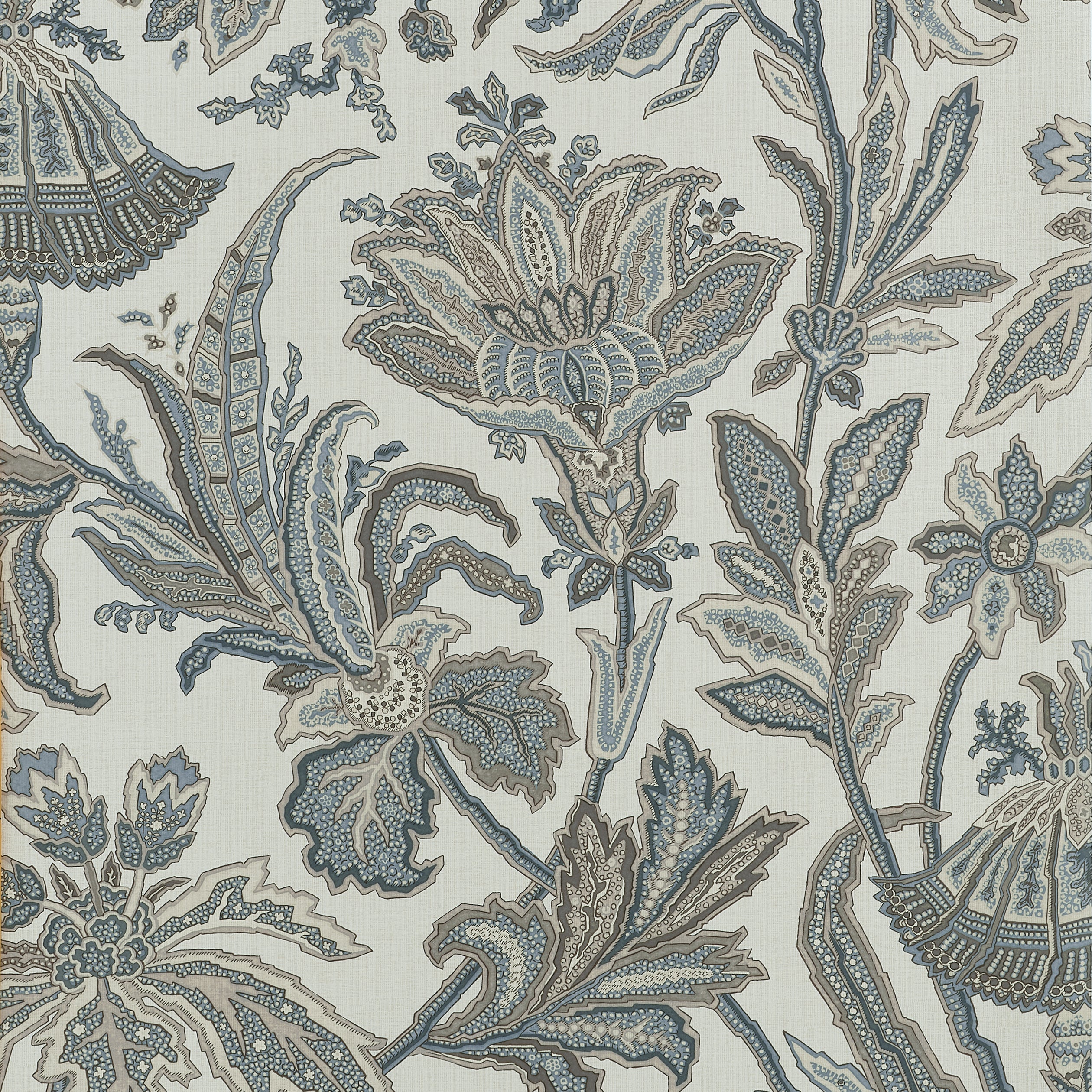 Thibaut Breckenridge Behang T10543 - Grey and Beige