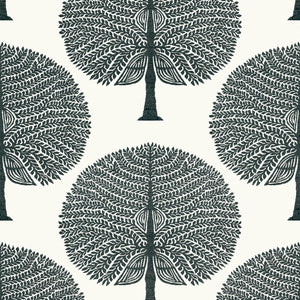 Thibaut Mulberry Tree Behang T10602 - Black and White