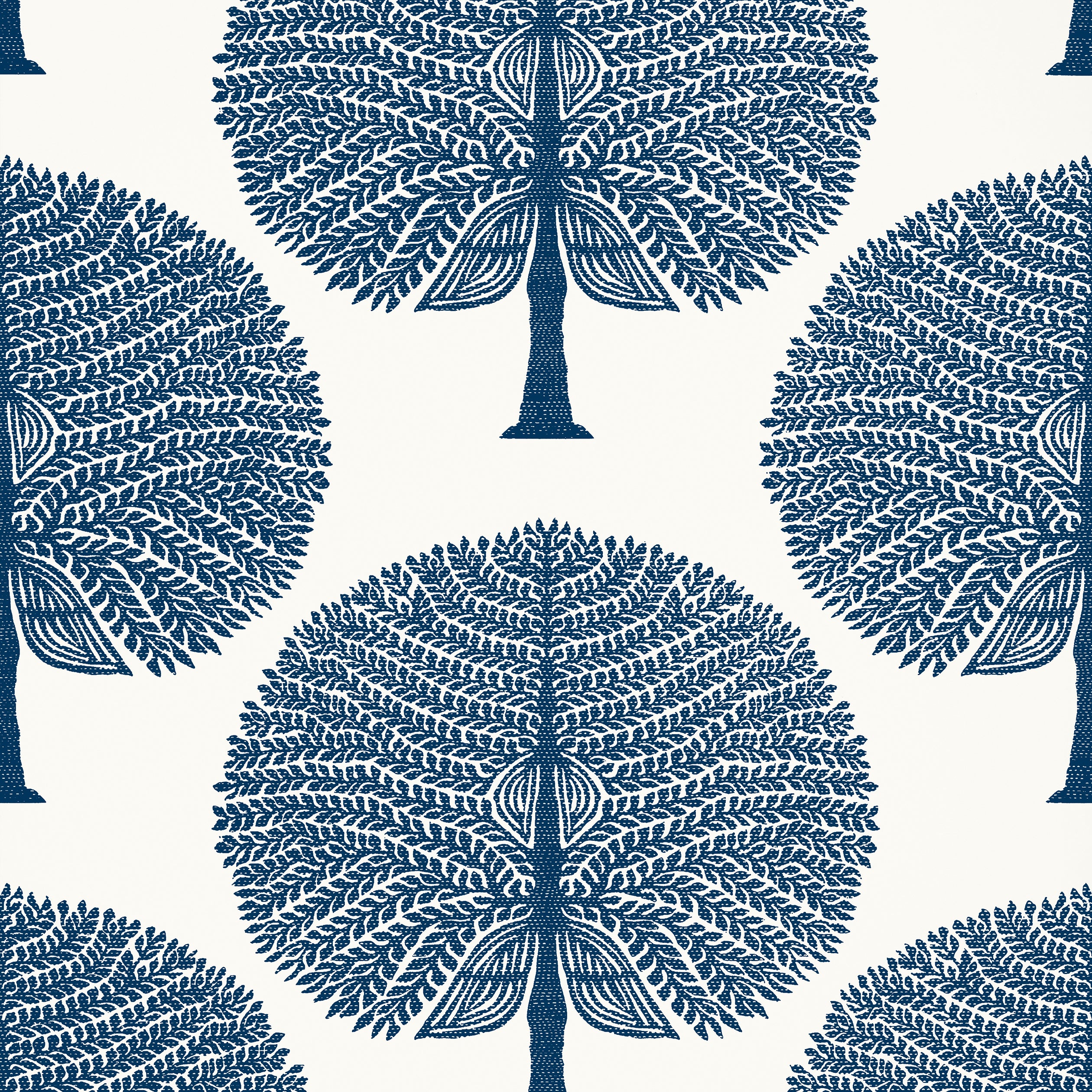 Thibaut Mulberry Tree Behang T10603 - Navy