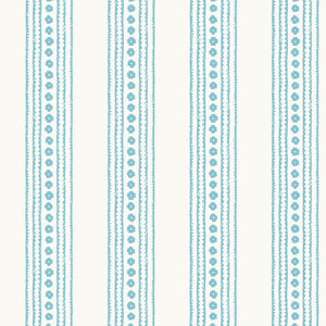 Thibaut New Haven Stripe Behang T10609 - Turquoise