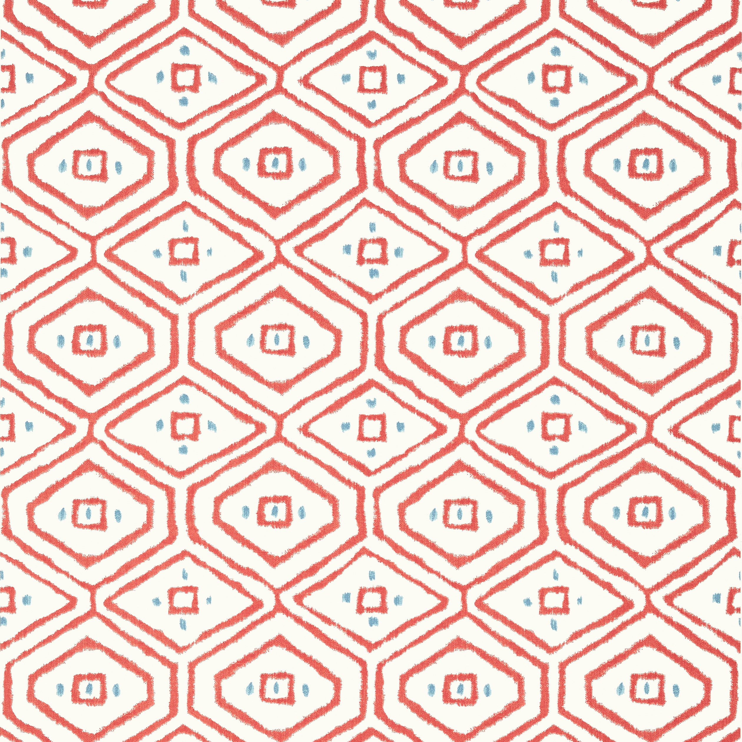Thibaut Pass-a-grille Behang T10619 - Coral