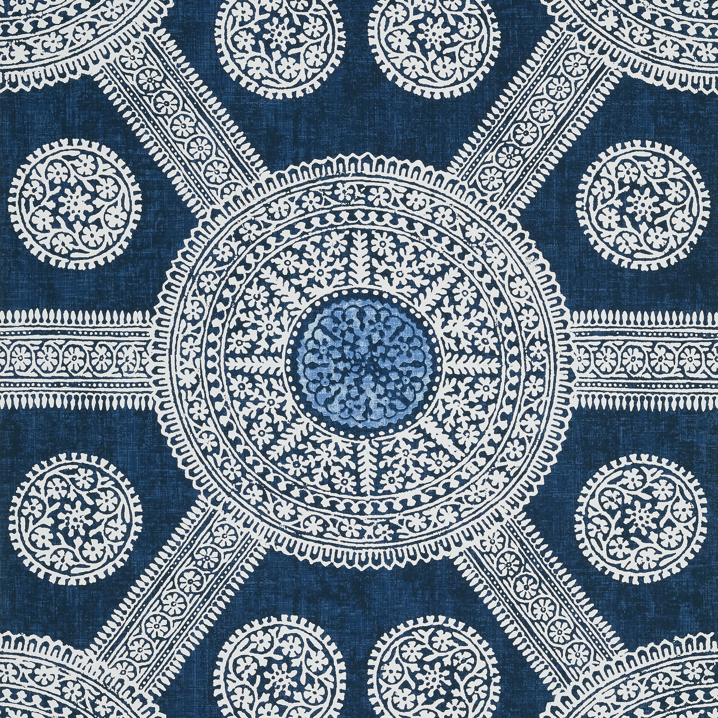 Thibaut Stonington Behang T10635 - Navy