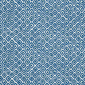 Thibaut Indian Diamond Behang T10658 - Blue and Turquoise