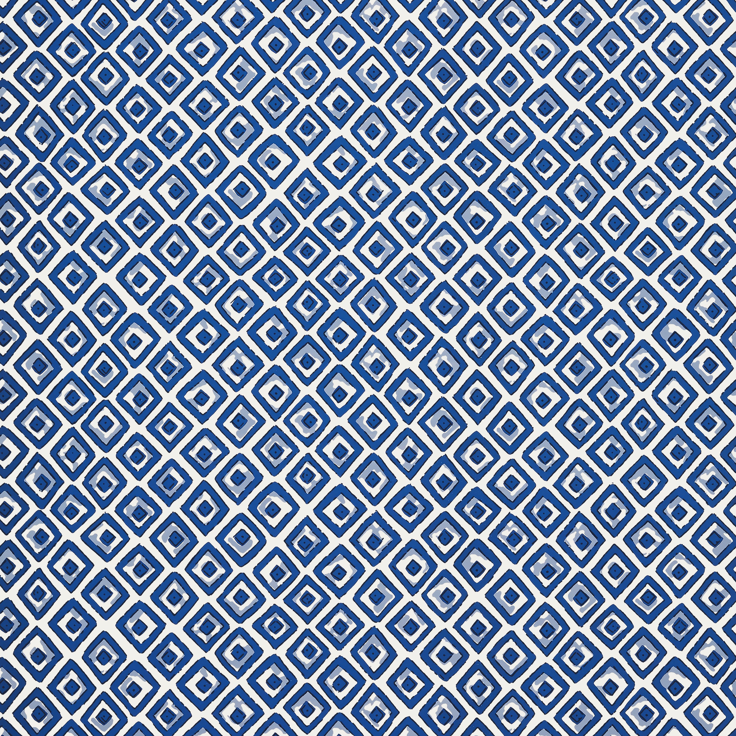 Thibaut Indian Diamond Behang T10660 - Blue