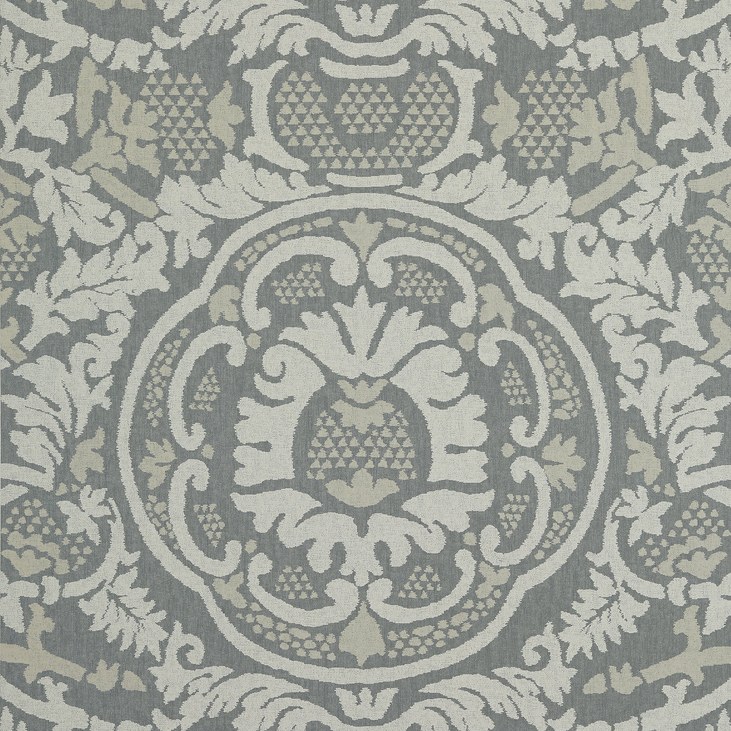 Thibaut Earl Damask Behang T10840 - Charcoal