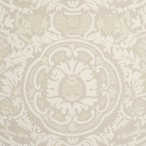 Thibaut Earl Damask Behang T10841 - Flax