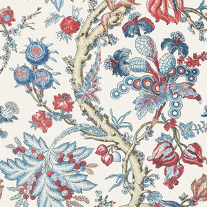 Thibaut Chatelain Behang T10845 - Blue and Red