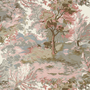 Thibaut Lincoln Toile Behang T10868 - Blush