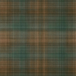 Thibaut Inverness Behang T10976 - Teal and Clay