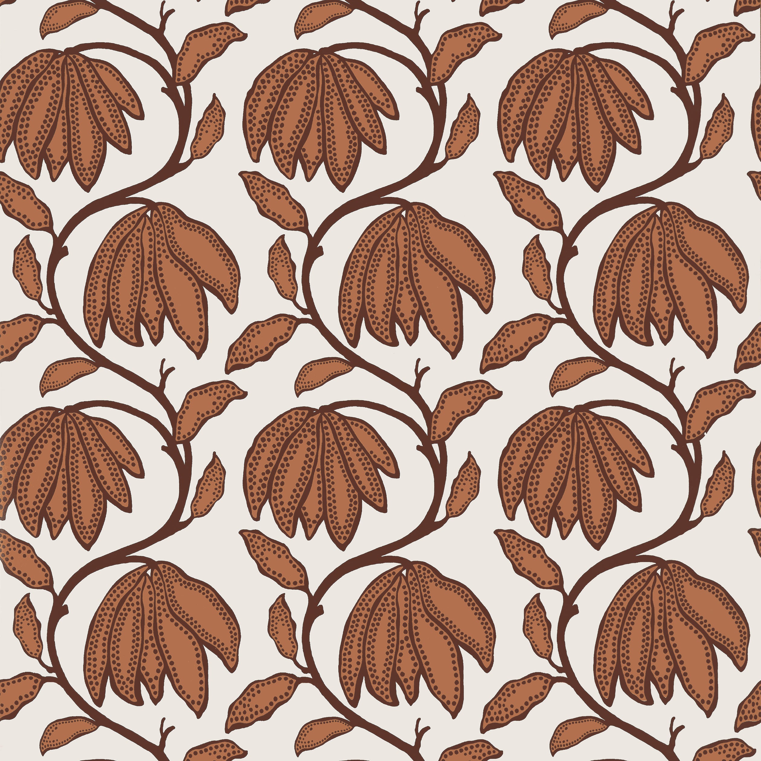 Thibaut Desert Flower Behang T12006 - Ochre