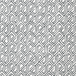 Thibaut Tortona Behang T12842 - Black and White