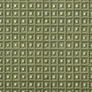 Thibaut Square Dance Behang T12846 - Olive Green
