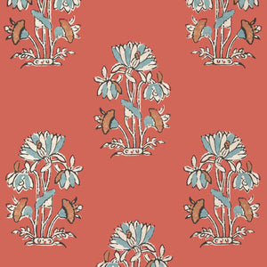 Thibaut Lily Flower Behang T13205 - Coral