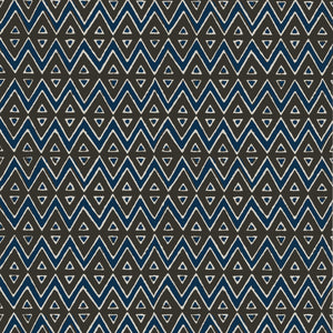 Thibaut Tiburon Behang T13236 - Brown and Navy