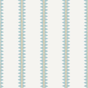 Thibaut Reno Stripe Behang T13241 - Spa Blue