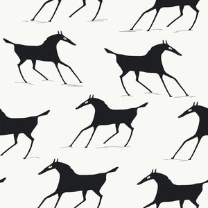Thibaut Marlborough Downs Behang T13263 - Black and White