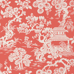 Thibaut Japanese Garden Behang T13305 - Coral