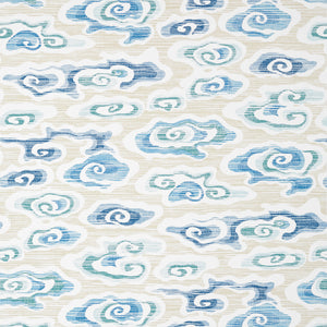 Thibaut Clear Clouds Behang T13318 - Beige and Blue
