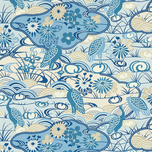 Thibaut Heron Stream Behang T13332 - Blue