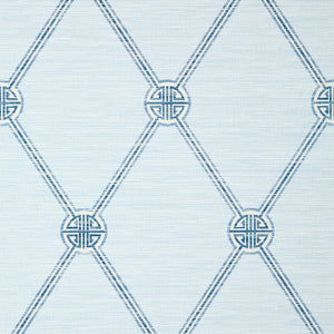 Thibaut Turnberry Trellis Behang T13350 - Spa Blue