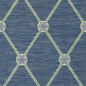 Thibaut Turnberry Trellis Behang T13354 - Navy