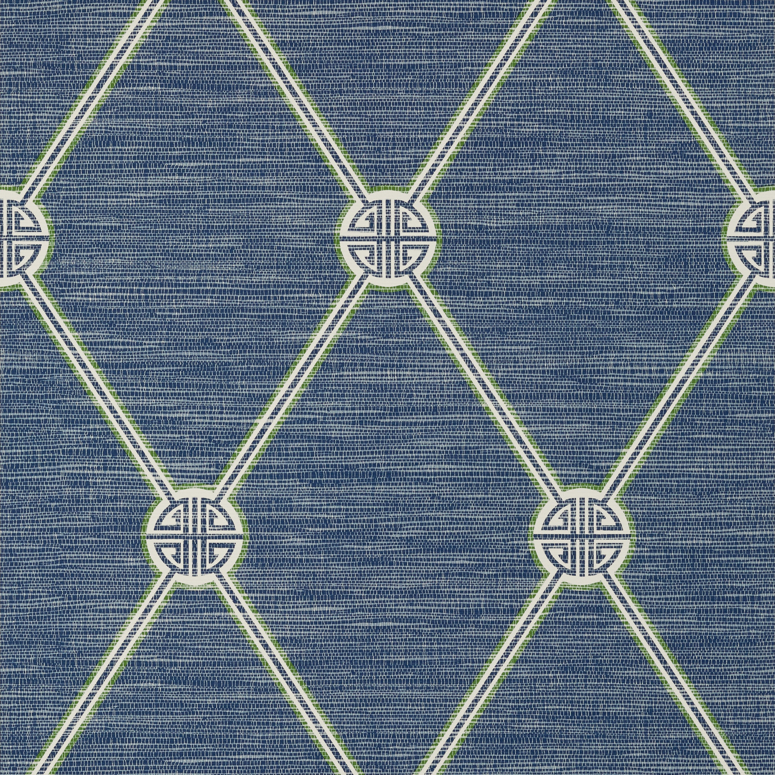 Thibaut Turnberry Trellis Behang T13354 - Navy