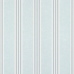Thibaut Canvas Stripe Behang T13359 - Spa Blue