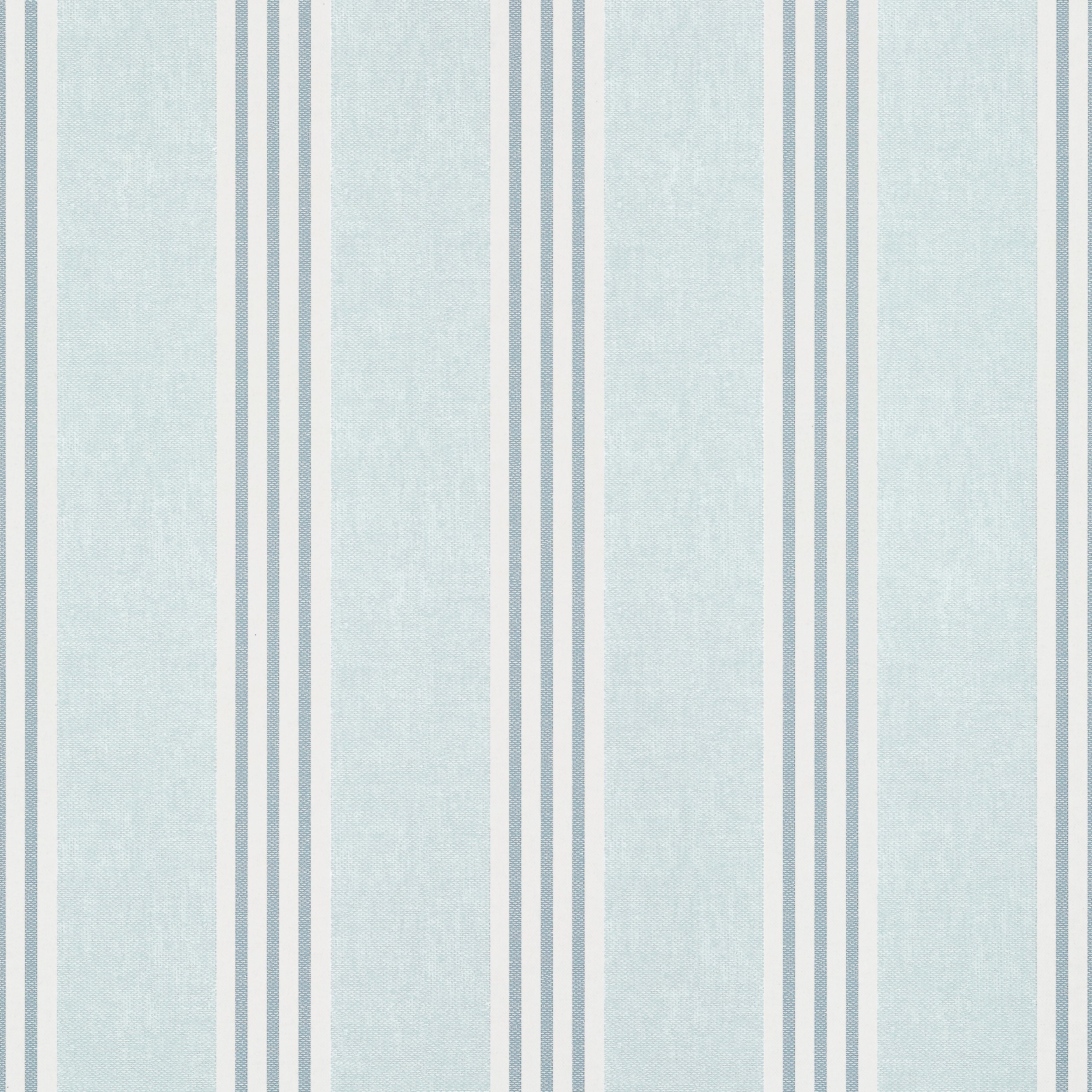 Thibaut Canvas Stripe Behang T13359 - Spa Blue