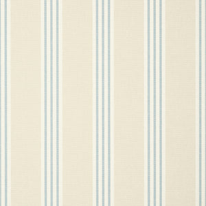 Thibaut Canvas Stripe Behang T13360 - Spa Blue and Beige
